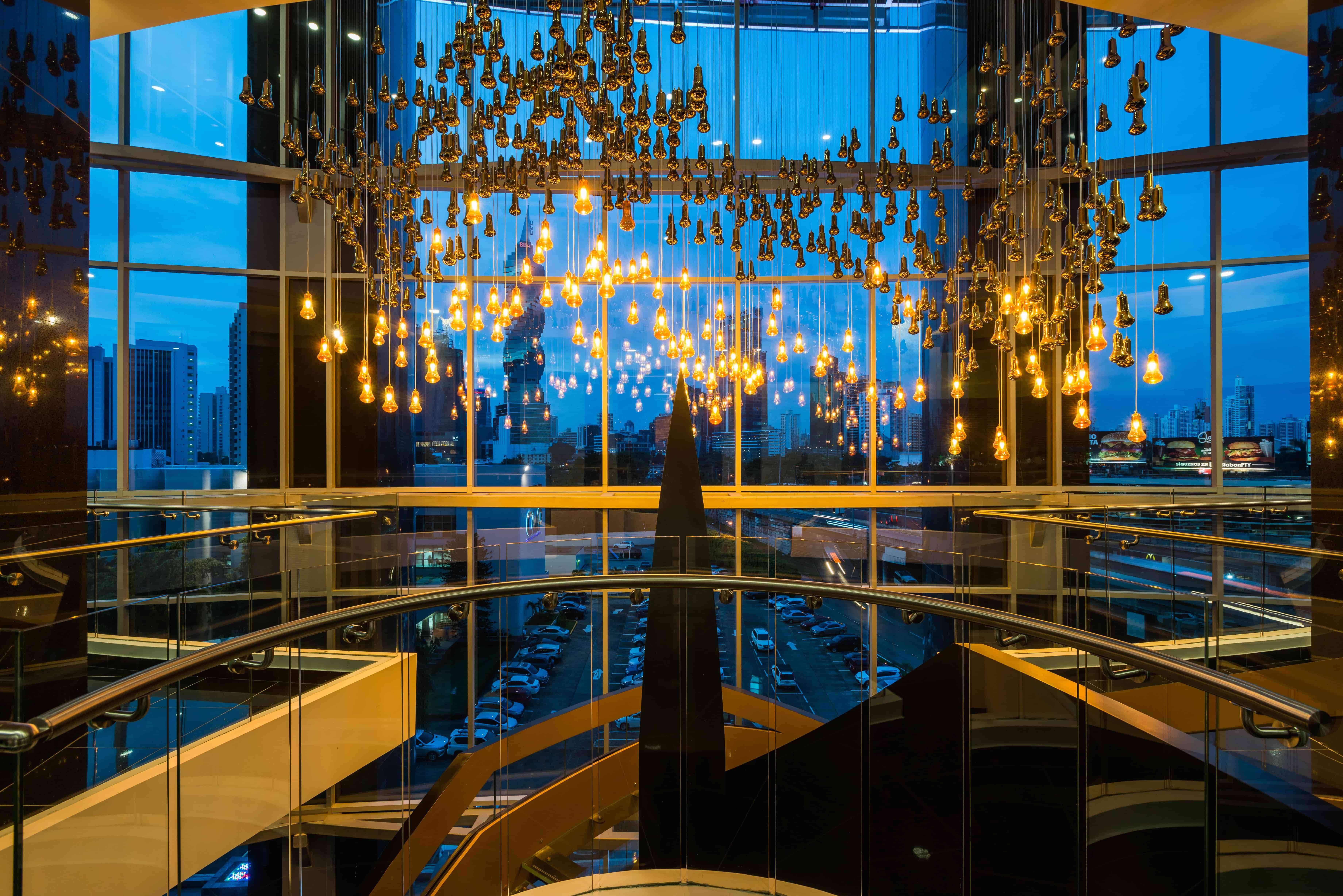 Hotel Las Americas Golden Tower Panama Bagian luar foto The interior of the library