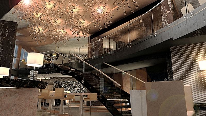 Hotel Las Americas Golden Tower Panama Bagian luar foto The interior of the lounge