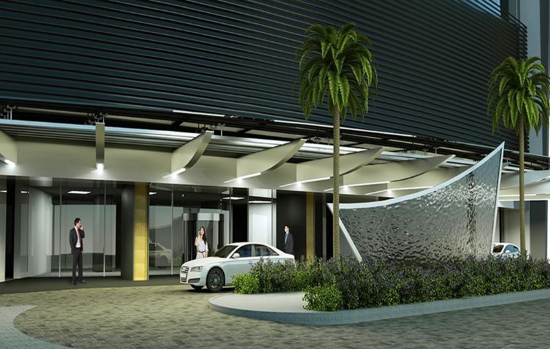 Hotel Las Americas Golden Tower Panama Bagian luar foto The entrance of the hotel